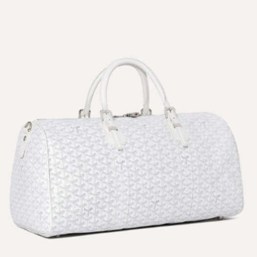 ❤고야드 남/녀 화이트 보스턴 백 45/50 - Goyard Unisex Boston Bag 45/50 - go1405x