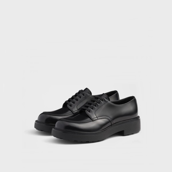 ❤프라다 남성 블랙 옥스퍼드 - Prada Mens Black Oxford - prs120x