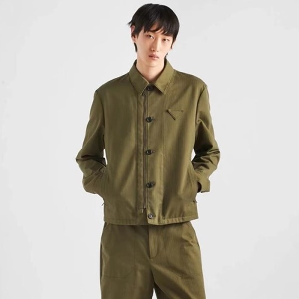 ❤프라다 남성 카키 자켓 - Prada Mens Khaki Jackets - prc348x