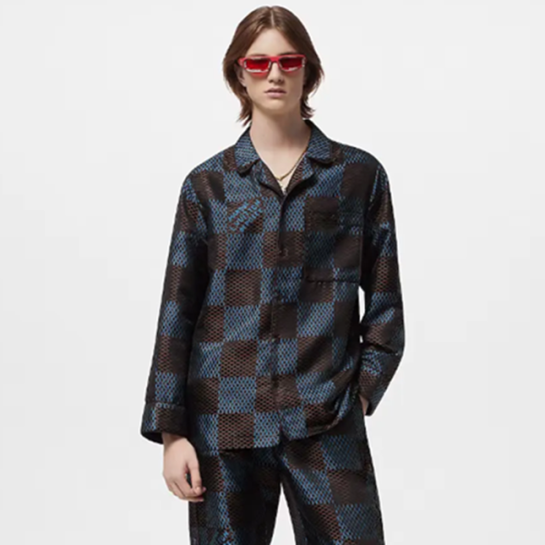 ❤루이비통 남성 네이비 셔츠 - Louis vuitton Mens Navy Shirts - lvc345x