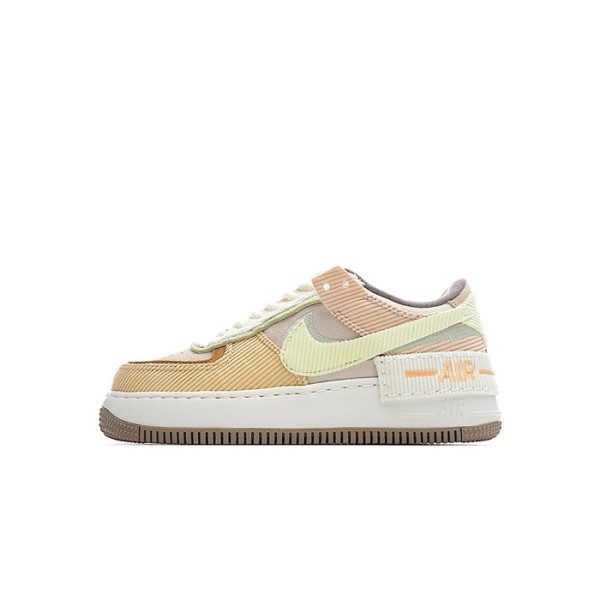 ❤나이키 여성 옐로우 스니커즈 - Nike Air Force 1 Womens Sneakers - nis283x
