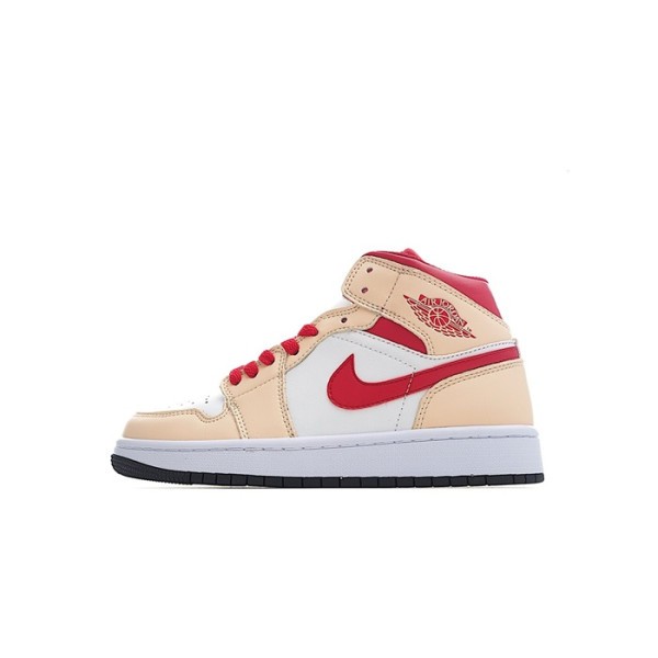 ❤나이키 남/녀 레드 하이탑 스니커즈 - Nike Jordan 1 Unisex Sneakers - nis292x