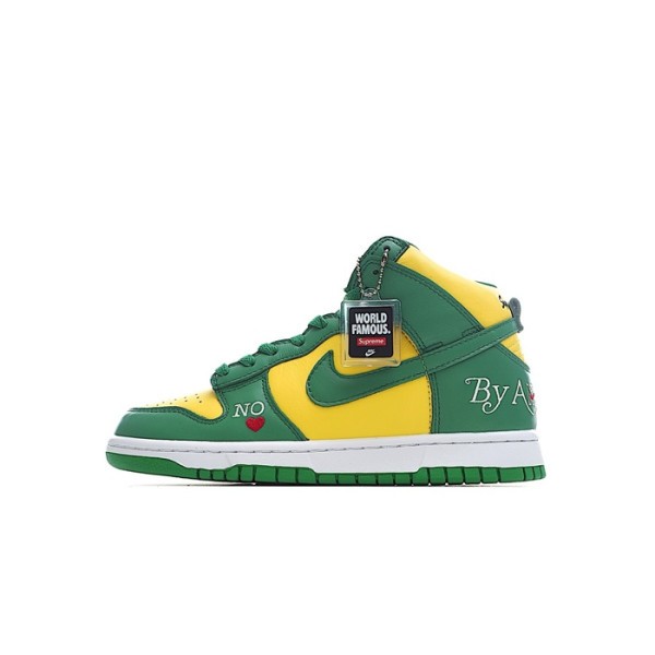 ❤나이키 남/녀 그린 하이탑 스니커즈 - Nike SB Dunk High Unisex Sneakers - nis302x