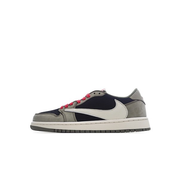 ❤나이키 남/녀 카키 스니커즈 - Nike Air Jordan 1 Low Unisex Sneakers - nis305x