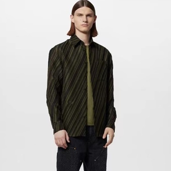 ❤루이비통 남성 카키셔츠 - Louis vuitton Mens Khaki Shirts - lvc350x
