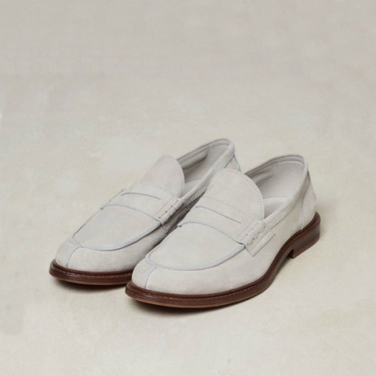 ❤브루넬로쿠치넬리 남성 그레이 로퍼 - Brunello Cucinelli Mens Gray Loafer - bru319x