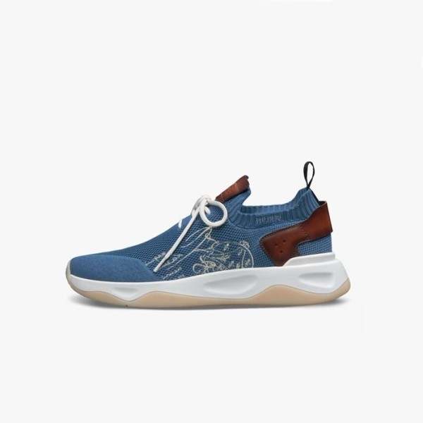 ❤벨루티 남성 블루 스니커즈 - Berluti Mens Shadow Sneakers - ber325x