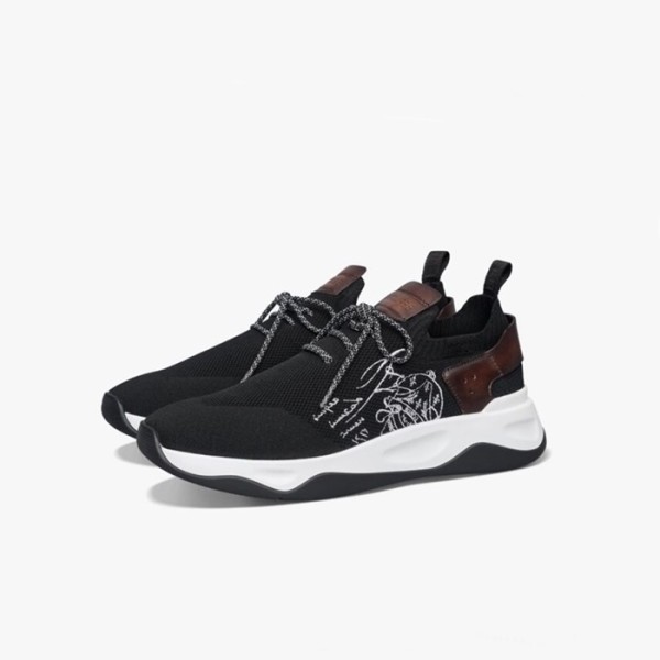 ❤벨루티 남성 블랙 스니커즈 - Berluti Mens Shadow Sneakers - ber328x