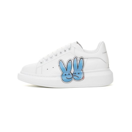 ❤알렉산더맥퀸 남/녀 화이트 스니커즈 - Alexander McQueen Unisex White Sneakers - aqs337x