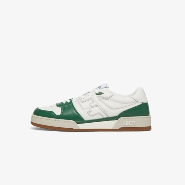 ❤펜디 남성 매치 그린 로우탑 스니커즈 - Fendi Mens Black Sneakers - fes345x