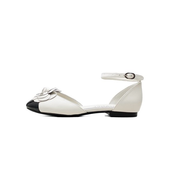 ❤샤넬 여성 까멜리아 화이트 샌들 - Chanel Womens White Sandals - chs357x