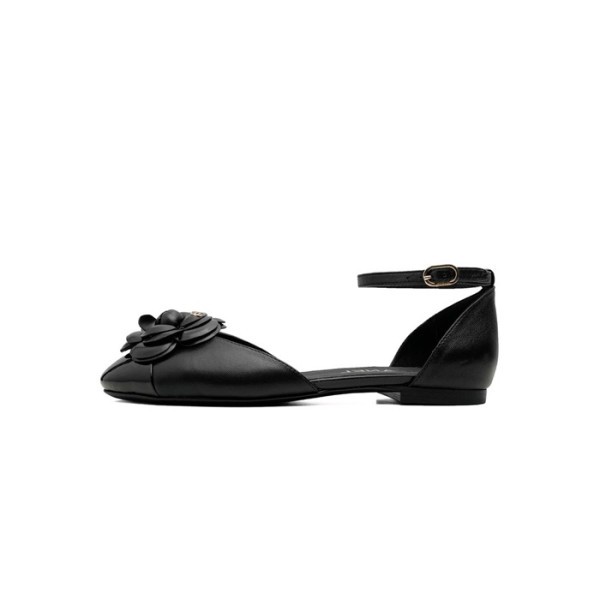 ❤샤넬 여성 까멜리아 블랙 샌들 - Chanel Womens Black Sandals - chs358x