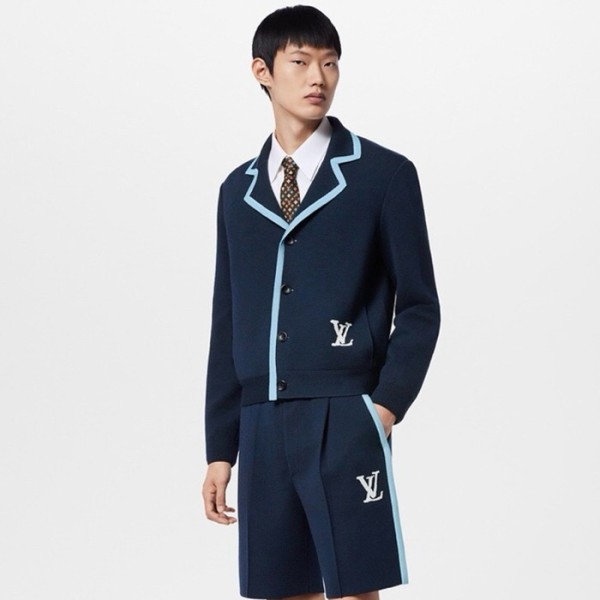 ❤루이비통 남성 블루 가디건 - Louis vuitton Mens Blue Cardigan - lvc352x