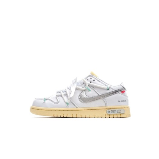 ❤나이키 x 오프화이트 남/녀 화이트 스니커즈 - Nike Dunk x Off-white Unisex Sneakers - nis405x