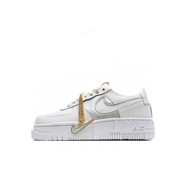 ❤나이키 남/녀 화이트 스니커즈 - Nike Air Force 1 Unisex Sneakers - nis425x