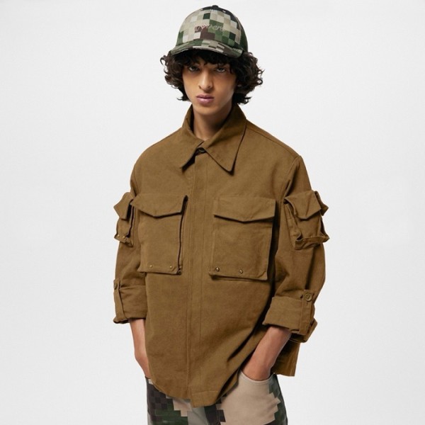 ❤루이비통 남성 카키 재킷 - Louis vuitton Mens Khaki Jackets - lvc353x