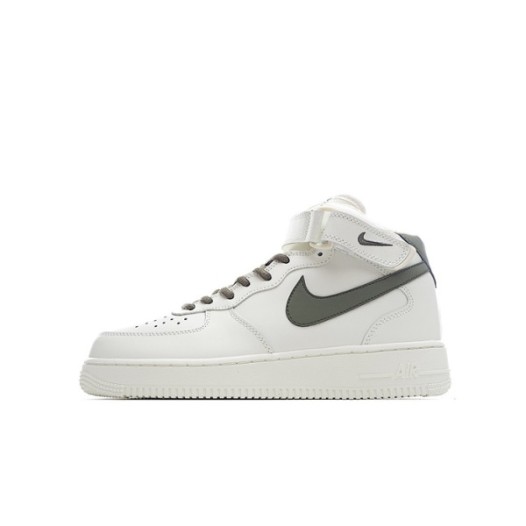 ❤나이키 남/녀 카키 하이탑 스니커즈 - Nike Air Force 1 Unisex Sneakers - nis449x