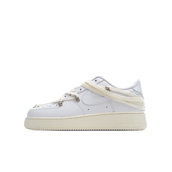 ❤나이키 남/녀 화이트 스니커즈 - Nike Air Force 1 Unisex Sneakers - nis453x