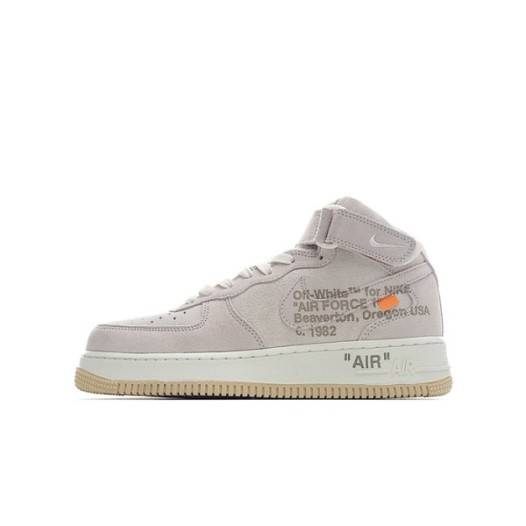 ❤나이키 남/녀 베이지 하이탑 스니커즈 - Nike Air Force 1 Unisex Sneakers - nis467x