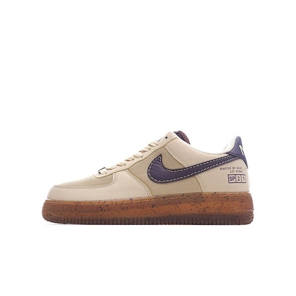 ❤나이키 남/녀 베이지 스니커즈 - Nike Air Force 1 Unisex Sneakers - nis468x