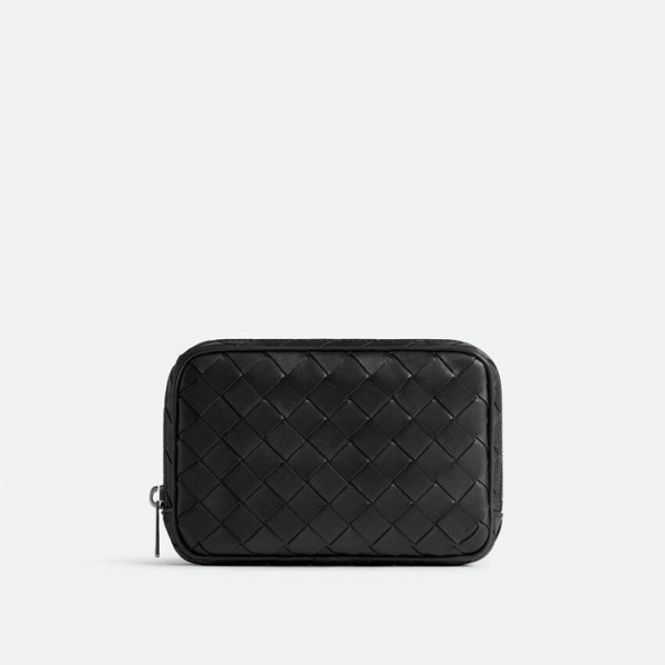 ❤보테가베네타 남성 블랙 파우치 - Bottega Veneta Mens Black Pouch - bvb461x