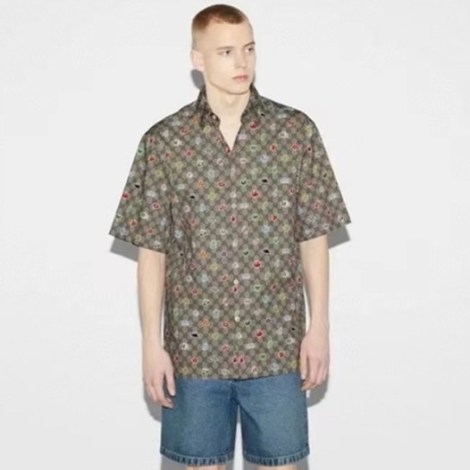 ❤구찌 남성 베이지 셔츠 - Gucci Mens Beige Shirts - guc366x