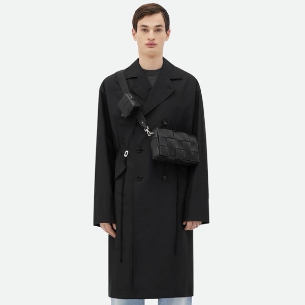 ❤보테가 베네타 남성 블랙 카세트백 - Bottega Veneta Mens Black Cassette Bag - bvb466x