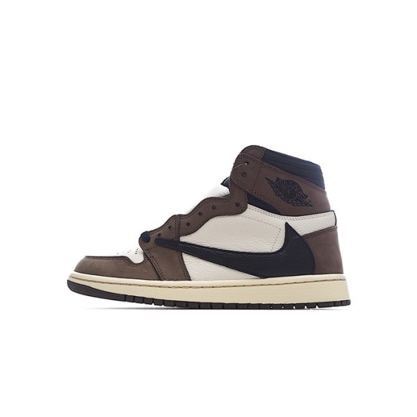❤나이키 남/녀 브라운 하이탑 스니커즈 - Nike Jordan 1 Unisex Sneakers - nis492x