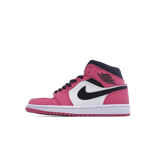 ❤나이키 남/녀 핑크 하이탑 스니커즈 - Nike Air Jordan 1 Mid Unisex Sneakers - nis534x
