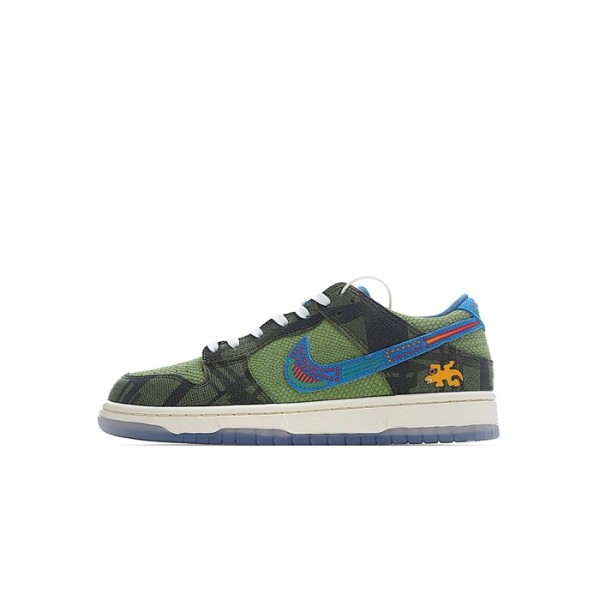 ❤나이키 남/녀 카키 스니커즈 - Nike SB Dunk Low Unisex Sneakers - nis544x