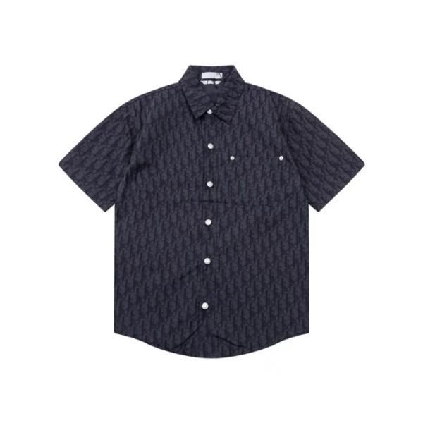 ❤디올 남성 네이비 반팔 셔츠 - Dior Mens Navy Shirts - dic350x