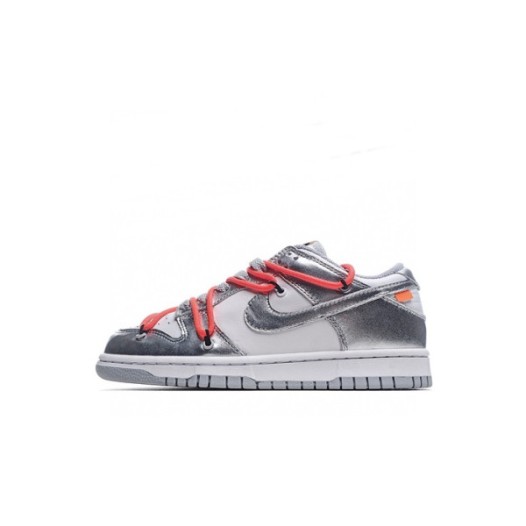 ❤나이키 x 오프화이트 남/녀 실버 스니커즈 - Nike SB Dunk x Off-white Unisex Sneakers - nis567x