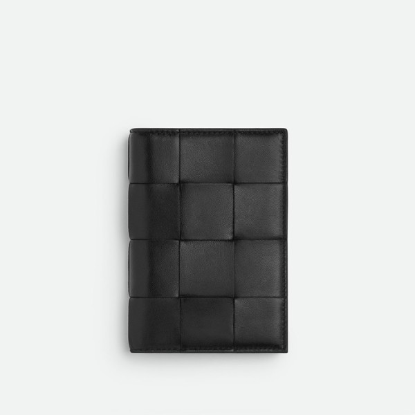❤보테가베네타 남성 블랙 여권 지갑 - Bottega Veneta Mens Black Passport Wallet - bvw169x