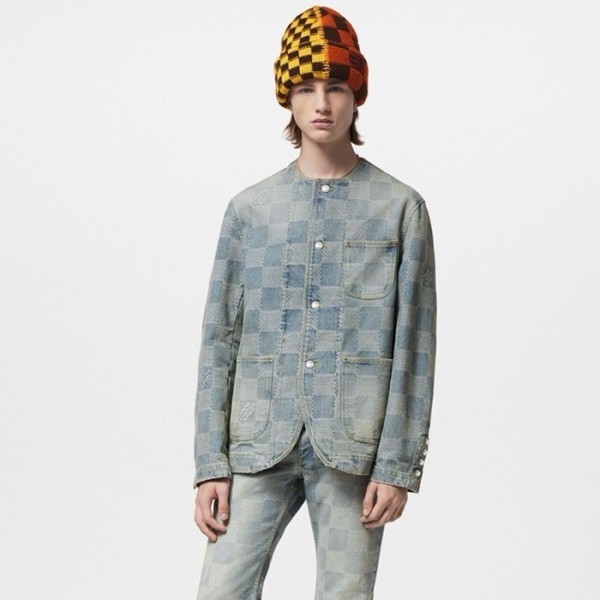 ❤루이비통 남성 블루 재킷 - Louis vuitton Mens Blue Jackets - moc407x