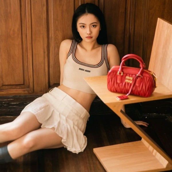 ❤미우미우 여성 베이지 투피스 - Miumiu Ladys Beige Two-pieces - muc410x