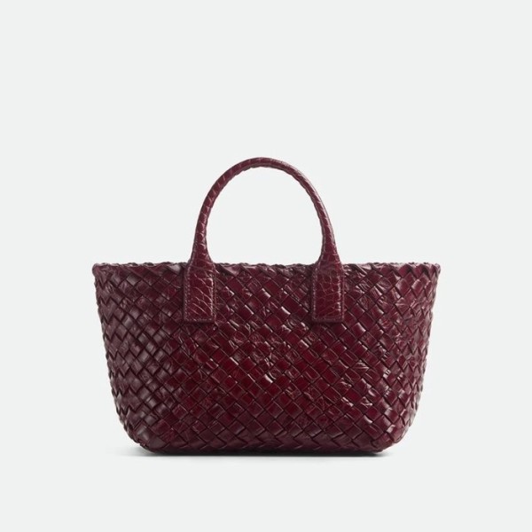 ❤보테가 베네타 여성 버건디 미니 카바트 백- Bottega Veneta Womens Mini Cabat Bag - bvb1490x