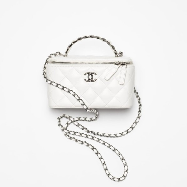 ❤샤넬 여성 화이트 23k 파우치 백 - Chanel Womens White Pouch Bag - chb1515x
