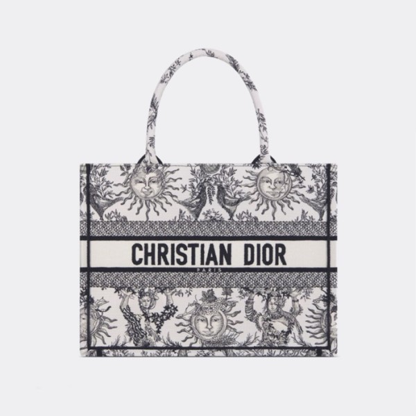 ❤디올 여성 자수 북토트 M1296 - Dior Womens Black Book Tote - dib1531x