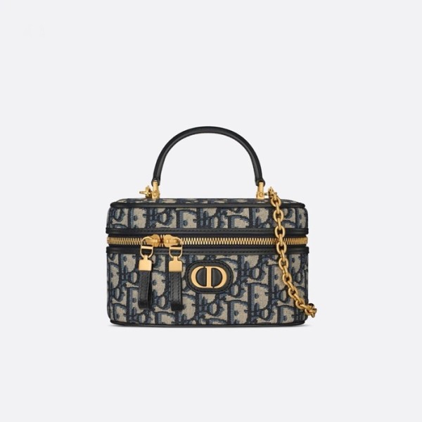 ❤디올 여성 오블리크 몽테뉴 베니티 백 - Dior Womens Mini Vanity - dib1535x