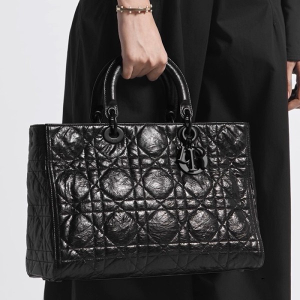 ❤디올 여성 블랙 디자이어 백 - Dior Womens Black D-Sire Bag - dib1542x