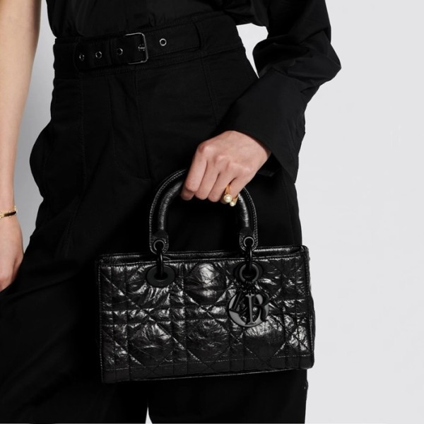 ❤디올 여성 블랙 디자이어 백 - Dior Womens Black D-Sire Bag - dib1552x