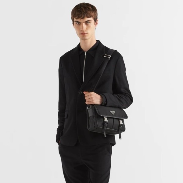 ❤프라다 남성 블랙 메신저 백 - Prada Mens Black Cross Bag - prb1565x