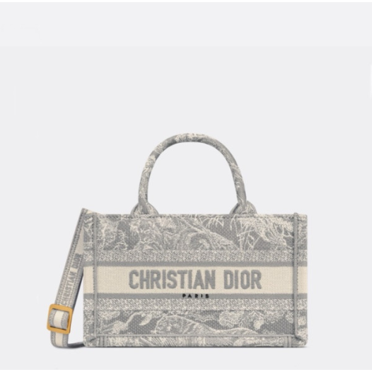 ❤디올 여성 그레이 미니 북토트 - Dior Womens Gray Book Tote - dib1567x
