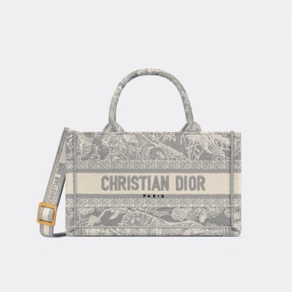 ❤디올 여성 그레이 미니 북토트 - Dior Womens Gray Book Tote - dib1567x