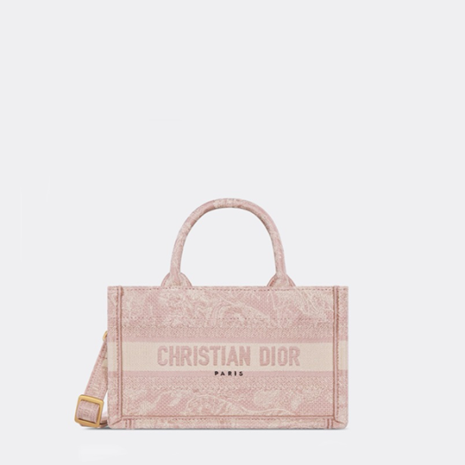 ★디올 여성 북 토트 미니 스트랩 백 - Dior Womens Book Tote Strap Mini Bag