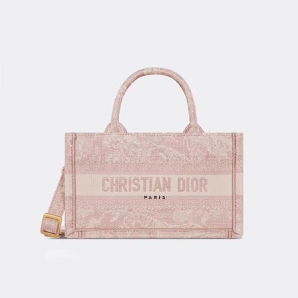 ❤디올 여성 핑크 미니 북토트 - Dior Womens Pink Book Tote - dib1568x