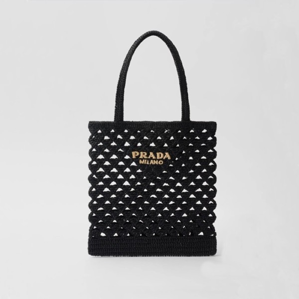 ❤프라다 여성 블랙 라탄백 - Prada Womens Black Shoulder Bag - prb1573x