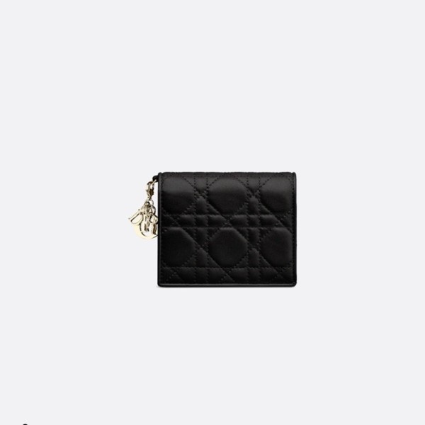 ❤디올 여성 블랙 지갑 - Dior Womens Black Wallet - diw177x