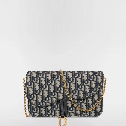 ★디올 여성 미디엄 새들 체인 파우치 - Dior Womens Medium Saddle Chain Pouch