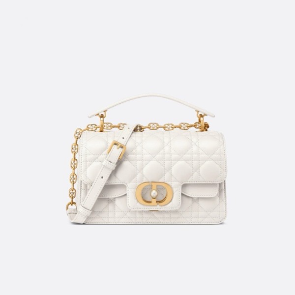 ❤디올 여성 화이트 탑 핸들 졸리 백 - Dior Womens White Jolie Bag - dib1590x